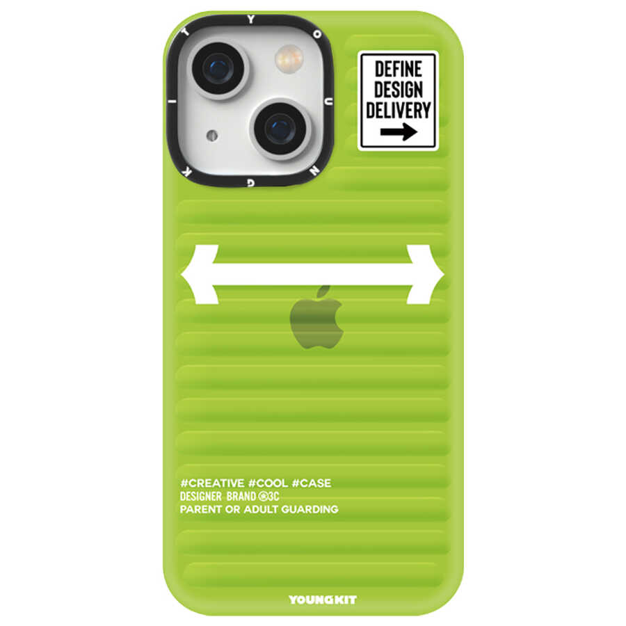 Apple iPhone 13 Kılıf YoungKit Luggage FireFly Serisi Kapak
