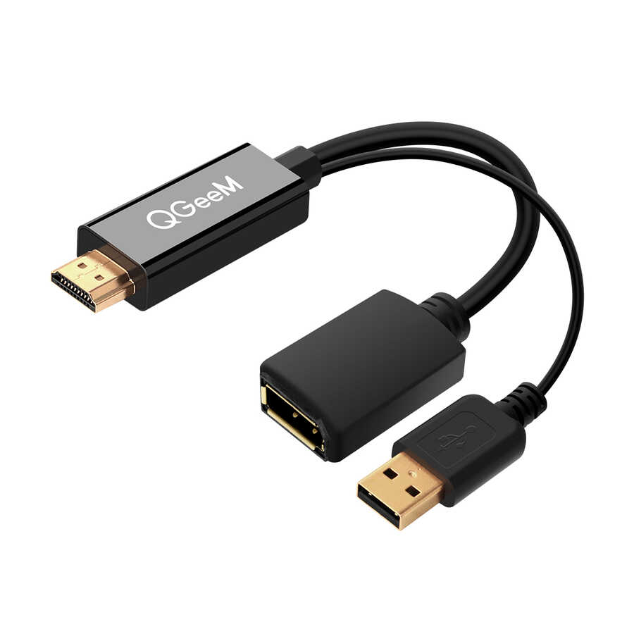 Qgeem QG-HD01 HDMI To Display Port Dönüştürücü